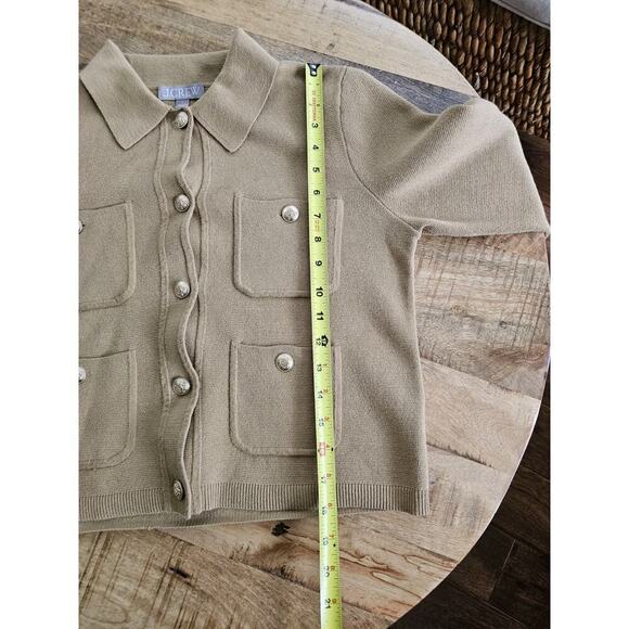 J. Crew Patch-Pocket Sweater Lady Jacket Women's S Preppy Academia Schoolboy - Picture 6 of 8